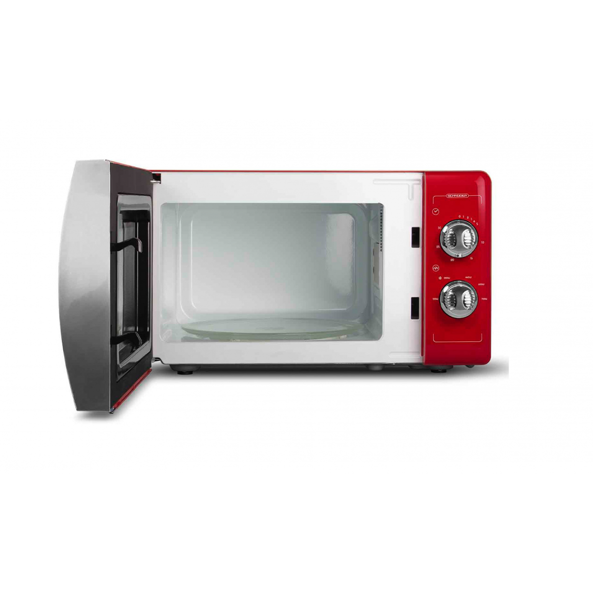 Horno microondas análogo 20 litros rojo