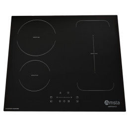 AMSTA AMTI641F Placa de Inducción 1 zona flexible 4 fuegos 60 cm 7400w Negra - portada